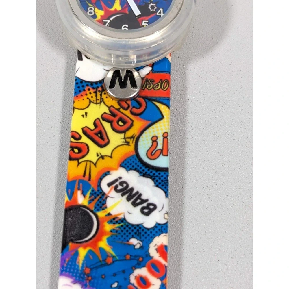 Watchitude Comic Bang Boom Crash Slap Watch Colorful Adjustable‎ Strap